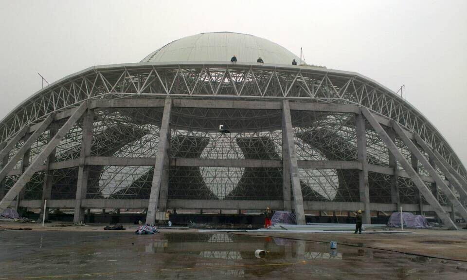 兰州温泉馆网架工程